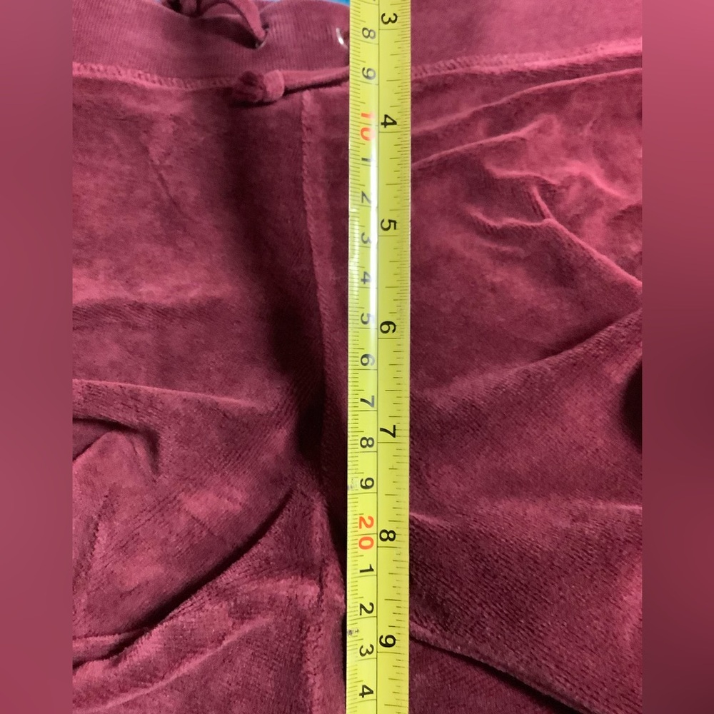 Juicy Couture Y2K Velour Pants 33 x 29 Zip Up Hoodie Tracksuit - Picture 10 of 15
